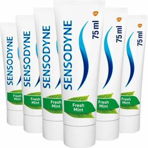 Sensodyne - Fresh Mint - Tandpasta - 6 x 75 ml - Voordeelverpakking