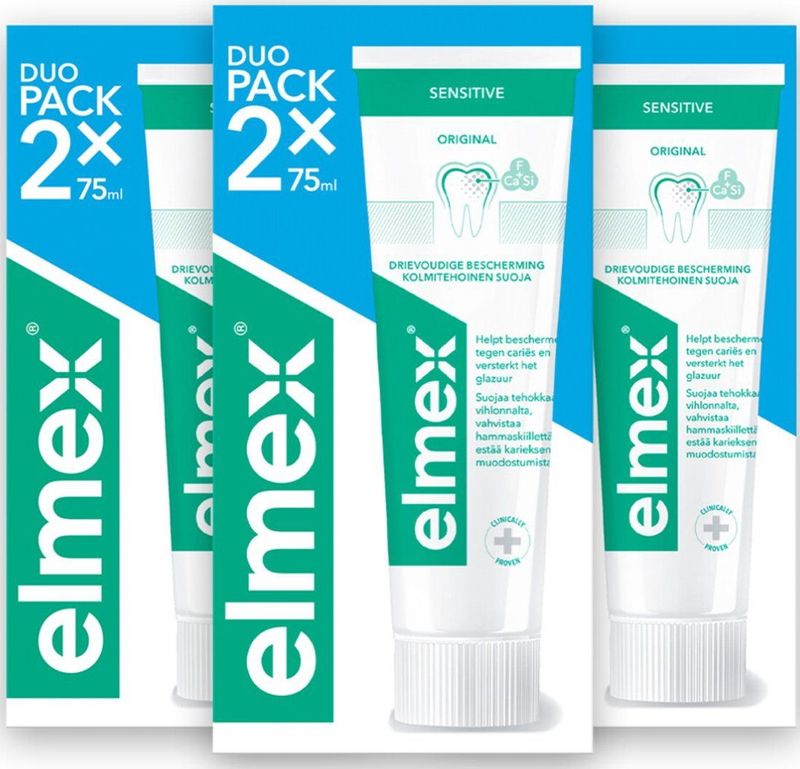 Elmex - Tandpasta Sensitive - Duopack - 2 x 75 ml