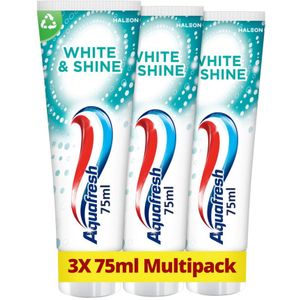 Aquafresh - White & Shine - Tandpasta - 3 Stuks - Voordeelverpakking