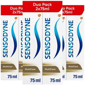 Sensodyne - Tandpasta MultiCare - 2 x 75 ml - Voor Gevoelige Tanden