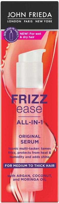 John Frieda - Frizz Ease Original - Haarserum - 4x 50 ml