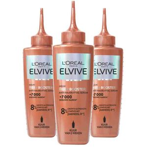 L'Oréal - Elvive Fiber Booster - Anti-Haaruitval Serum - 3x 102 ml