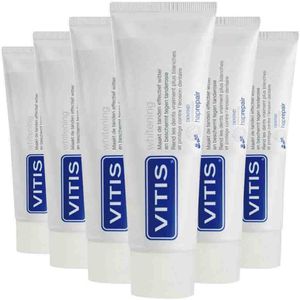 Vitis - Whitening - Tandpasta - 6x 75 ml