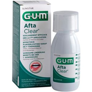 GUM AftaClear Mondwater - 120 ml - Medisch Hulpmiddel