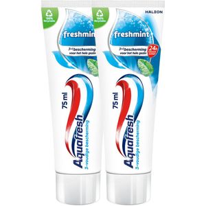 Aquafresh - Freshmint - Tandpasta - 3in1 - 6 x 75 ml