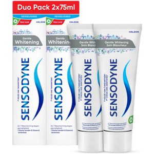 Sensodyne - Tandpasta Gentle Whitening - 2 x 75 ml - Voor Gevoelige Tanden
