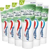 Aquafresh - All-in-One Protection Antibacterial Action - Tandpasta - 6x 75 ml