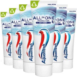 Aquafresh - All-in-One Protection Pure Breath - Tandpasta - 6x 75 ml