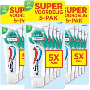 Aquafresh - 5-pack Tandpasta - Coolmint - 5 x 75 ml