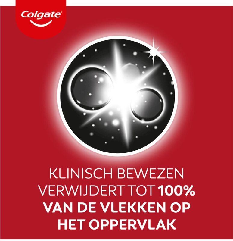 Colgate - Max White Active Charcoal - Tandpasta - 4 x 75 ml - Voordeelverpakking