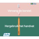 TePe Choice - Tandenborstel - Roze - 6x - Zachte Borstelharen - Duurzaam