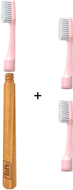 TePe Choice - Tandenborstel - Roze - 6x - Zachte Borstelharen - Duurzaam