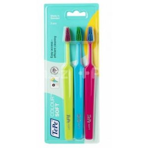 TePe - Colour Soft - Tandenborstel - 3-pack - Zacht