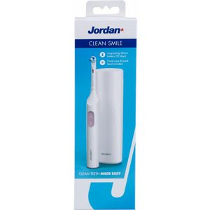 Jordan - Clean Smile - Elektrische Tandenborstel - Roze - 3x