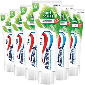 Aquafresh - Anti-Caries - Tandpasta - 6x 75 ml
