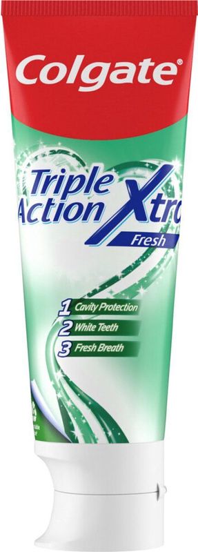 Colgate - Tandpasta - Triple Action Extra Fresh - Voordeelverpakking - 3 x 75 ml