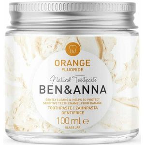Ben & Anna - Tandpasta - Orange - 3x 100 gr - Met Fluoride