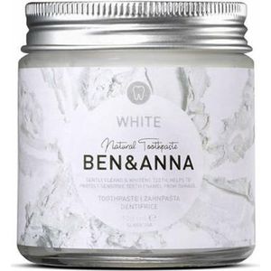 Ben & Anna - Tandpasta Whitening - 100 gr - Vegan - Pepermunt