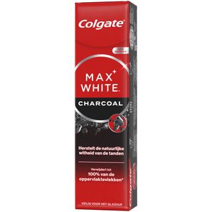 Colgate - Max White Active Charcoal - Tandpasta - 6x 75 ml