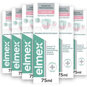 Elmex - Sensitive Professional Gum Care - Tandpasta - 6x 75 ml