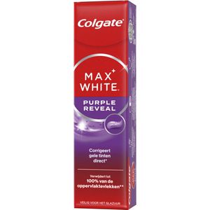 Colgate - Max White Purple Reveal - Tandpasta - 3x 75 ml