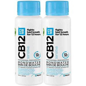 CB12 - Mondwater Sensitive - 250 ml - Bescherming tegen Slechte Adem