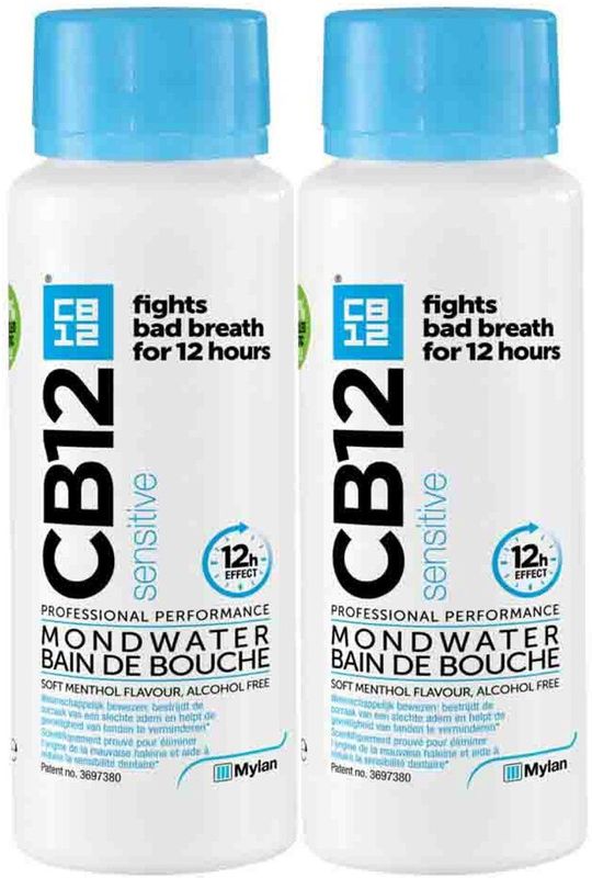 CB12 - Mondwater Sensitive - 250 ml - Bescherming tegen Slechte Adem