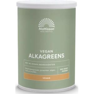 Mattisson - Alkagreens - Poeder - 300 gr - Ontbijtproduct met Antioxidanten
