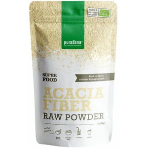 Purasana - Acacia Fiber - Biologisch - 3x 200 gr - Rijk aan Vezels, Calcium & Magnesium