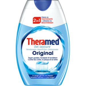 Theramed - 2 in 1 Original - Tandpasta - 6x 75 ml