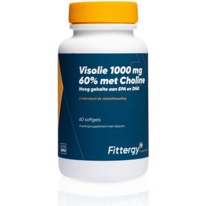 Fittergy - Visolie 1000mg 60% - 60 Softgels - Met Choline