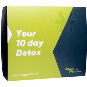 Fittergy - Vegan Flex Box - Detox Kuur - 10 Dagen - Suppletiestrip en Receptenmagazine