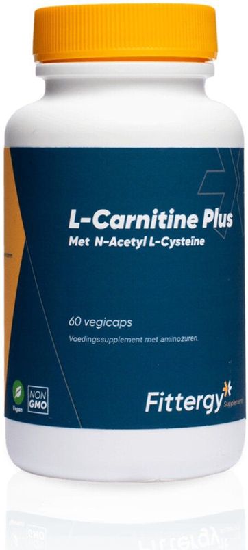 Fittergy - L-Carnitine Plus - Voordeelverpakking - 2 x 60 Capsules