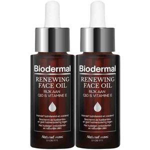 Biodermal - Gezichtsolie Anti Age - 2 x 30 ml - Voordeelverpakking