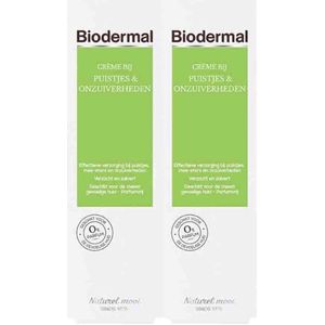 Biodermal - Crème bij Puistjes & Onzuiverheden - 30 ml