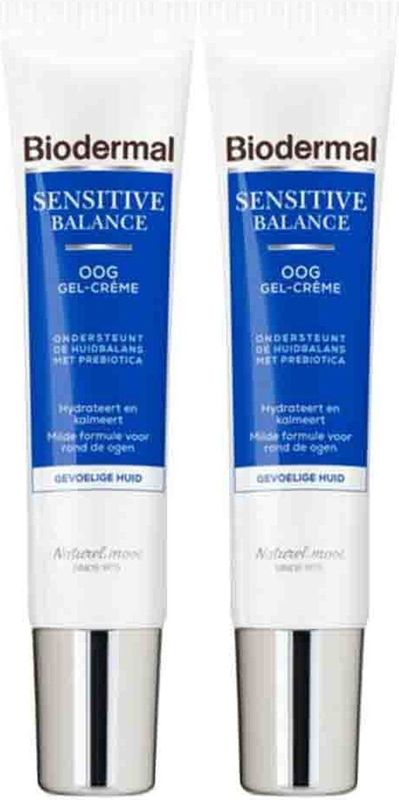 Biodermal - Sensitive Balance - Oogcrème - 2 x 15 ml - Voordeelverpakking
