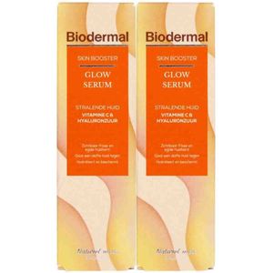 Biodermal - Skin Booster Serum - Vitamine C Glow - 2 x 30 ml - Voordeelverpakking