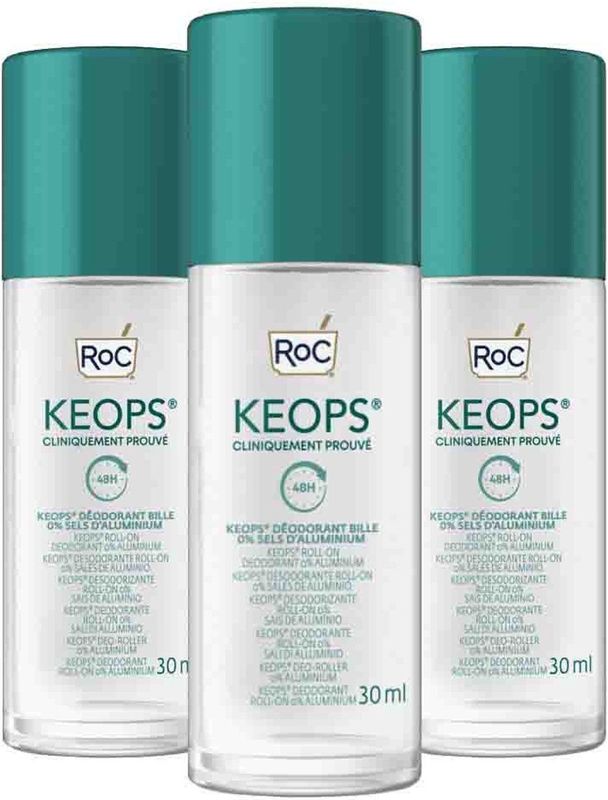 RoC - Keops - Deodorant Roll-On - 0% Aluminium - 30 ml