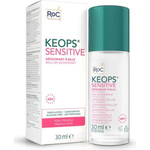 RoC Keops - Deodorant Roller - 3 x 30 ml - Sensitive - Voordeelverpakking