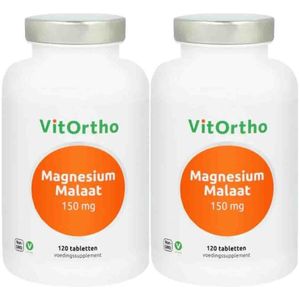 Vitortho - Magnesium Malaat - 150 mg - 120 Tabletten