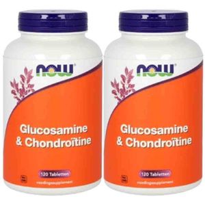 NOW - Glucosamine & Chondroitine - 120 Tabletten