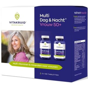 Vitakruid - Vrouw 50+ Multi Dag Nacht - 2x90 Tabletten