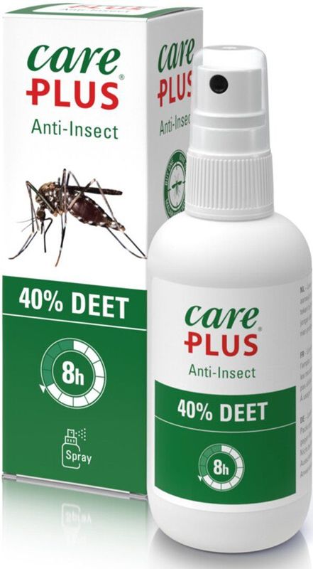 Care Plus - Anti Insect Spray - 40% Deet - Voordeelverpakking - 2 x 100 ml