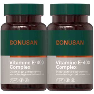 Bonusan - Vitamine E 400 Complex - 60 Capsules - Antioxidanten
