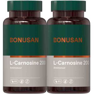 Bonusan - L Carnosine - 200 mg - 60 Capsules