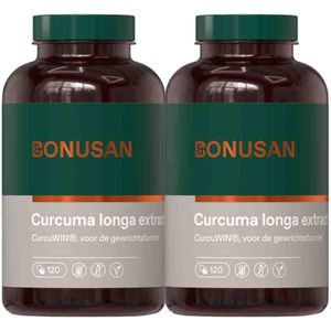 Bonusan - Curcuma Longa Extract - 120 Vegacapsules