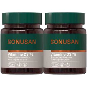 Bonusan - Vitamine D3 - 75 mcg - 60 Softgels