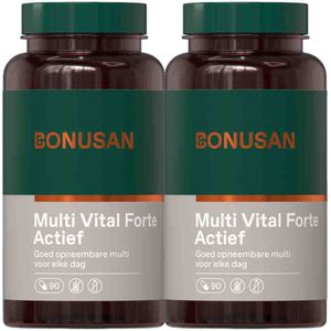 Bonusan - Multi Vital Forte Actief - 90 Vegacapsules