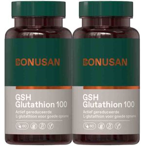 Bonusan - GSH Glutathion - 100 mg - 60 Capsules - Antioxidant