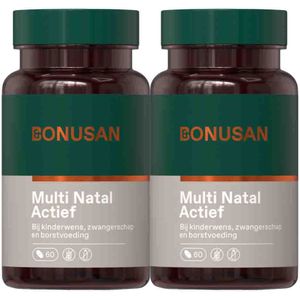 Bonusan - Multi Natal Actief - Multivitaminen - 60 Tabletten